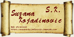 Suzana Kojadinović vizit kartica